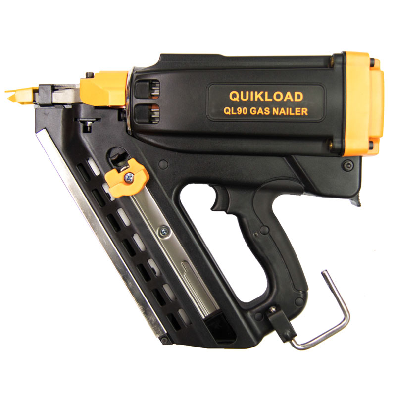 QL90 1st. FIX GAS NAILER, PLUS A FREE HANDY PACK OF NAILS & GAS